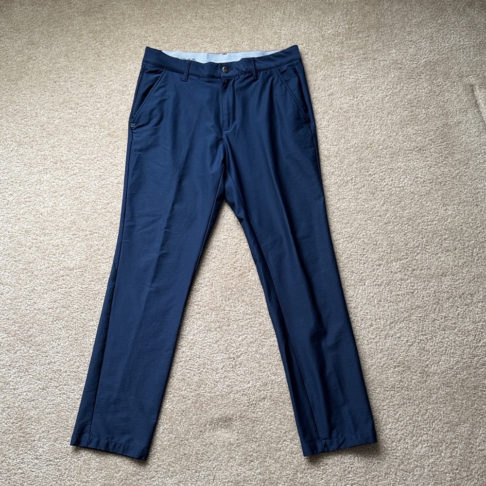 Adidas men’s lightweight golf pants navy blue size 30x32